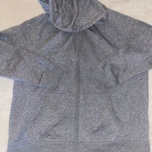 💙 George Heather Gray Zip-Up Hoodie Size XL